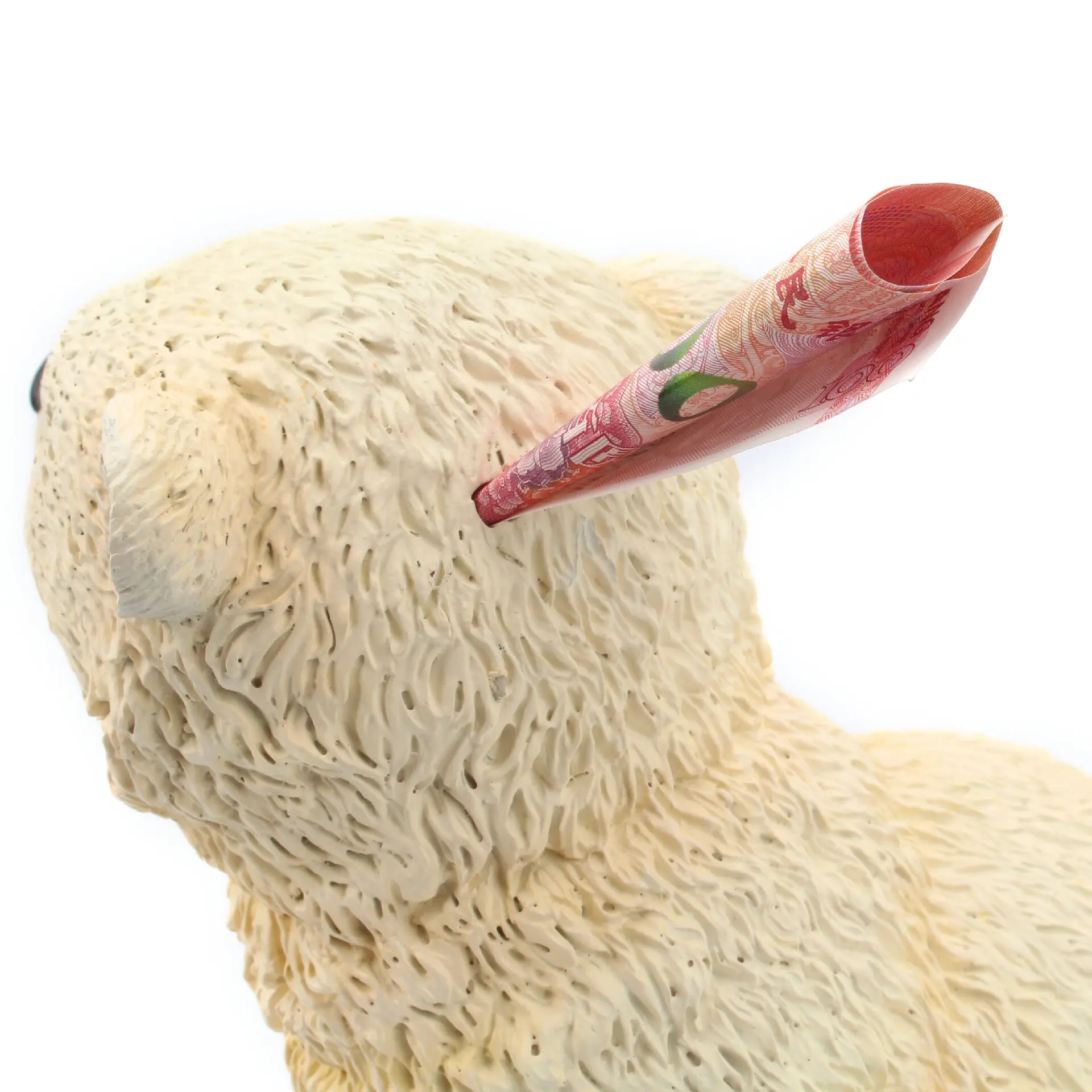 Simulation Polar Bear Piggy Bank Children Piggy Bank Resin Animal Decoration Ornaments Home Decor