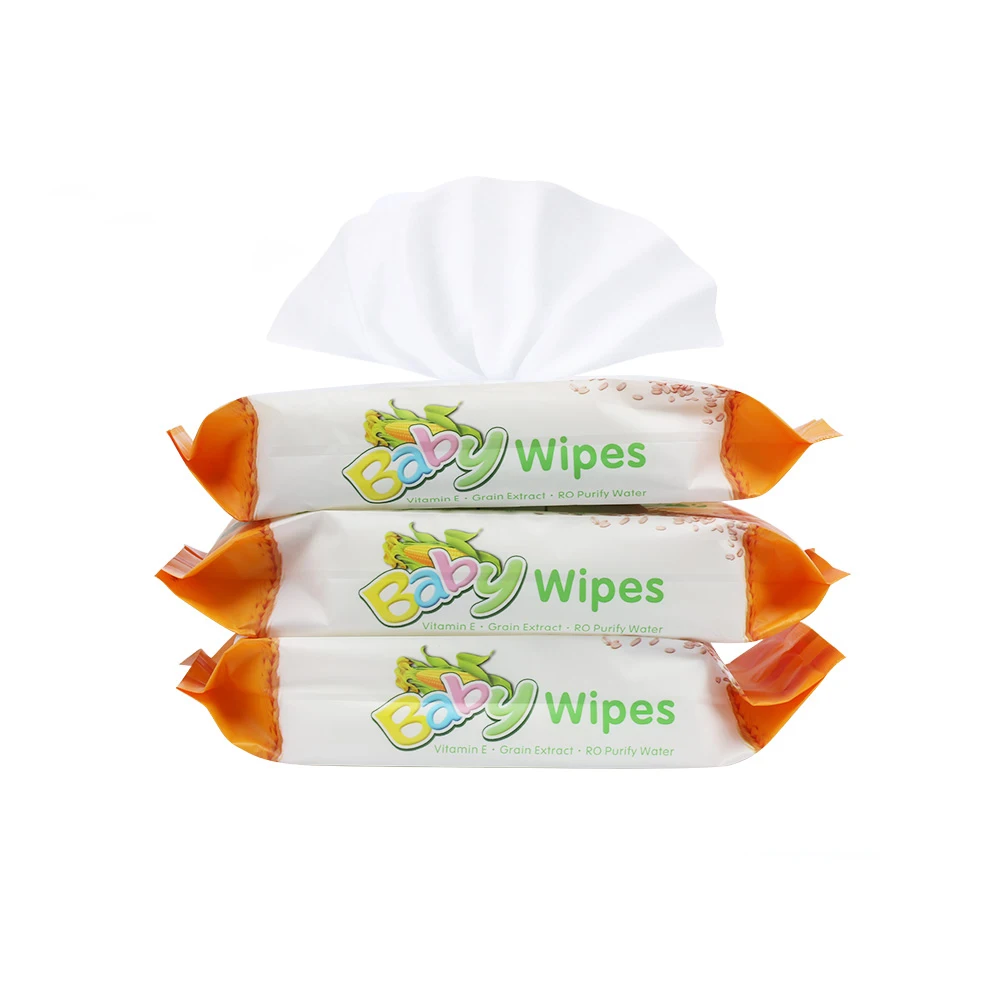 BSCI Certified Factory Wet Wipes OEM Wholesale PH Natural Organic Baby Wipes Baby Cleaning Wipes