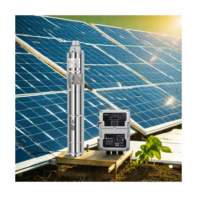 1Hp 750W 0.75Kw 150M 150 Meters Head Bomba Solar Water Pump Deep Well Solar Submersible Water Pump