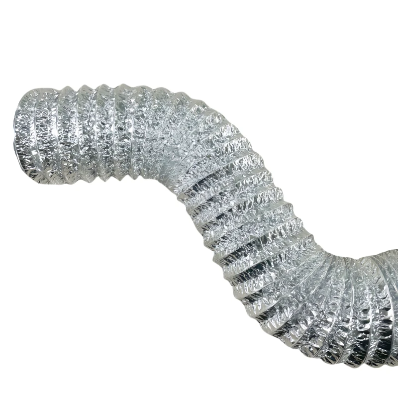 Kitchen Stove Range Hood Parts Discharge Aluminum Foil Ventilation Pipe Simple Design Dryer Ventilation Hose
