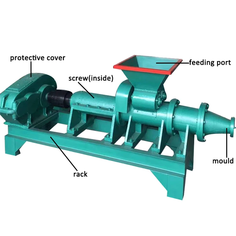 Large discount wholesales coal charcoal extruder machine charcoal briquette extruder machine for charcoal briquette