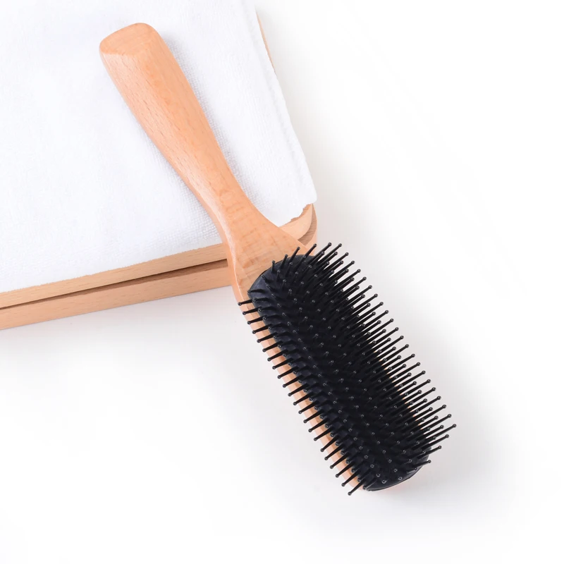 2024 Высококачественная Съемная 9-рядная прямая Расческа для душа