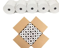 Manufacturer Eco-Friendly 80x80mm Thermal Paper Rolls 48gsm  80*80  Paper thermal Roll For POS System