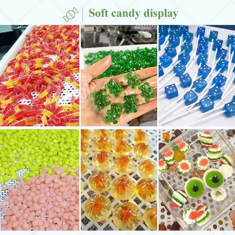 Jelly Fruit Juice Gummy Full Automatic Small Hard Agar Candy Candies Make Machine Price in India and Sweet