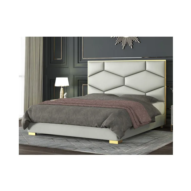 Modern style king bed, suitable for hotel, apartment, bedroom and other spaces/bed king size/bed modern