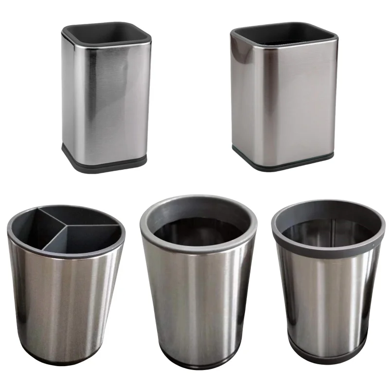 Square Shape Kitchen Utensils Holder Stainless Steel Kitchen Holder Dishwasher Safe