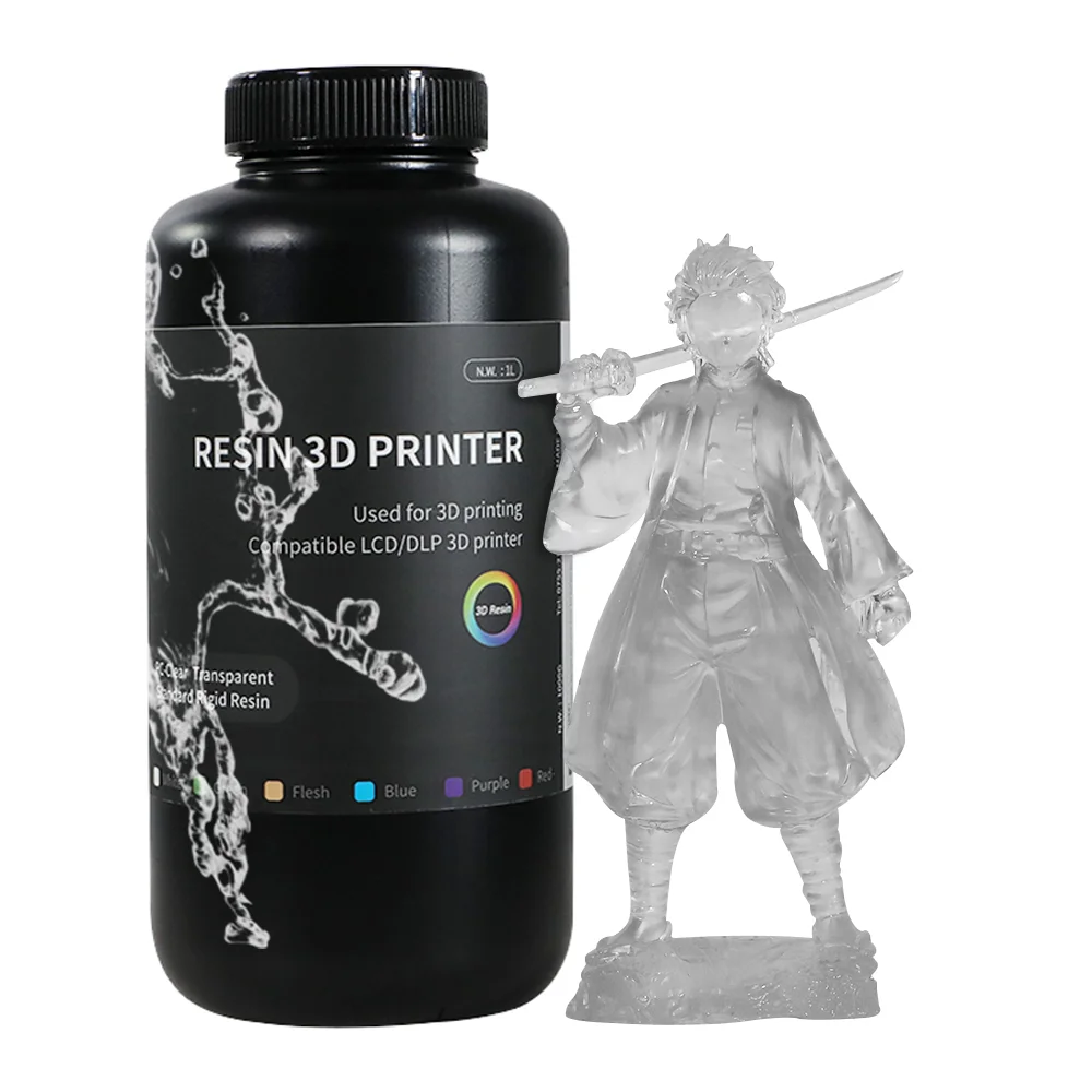 Creality PioCreat liquid photopolymer UV resin 405nm transparent epoxy high temperature clear resin for lcd dlp 3d printer