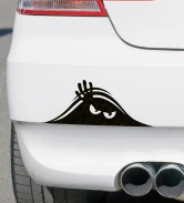 Funny monster cartoon sticker for cars trucks dents & sports cars vinyl stickers car decals logo sticker