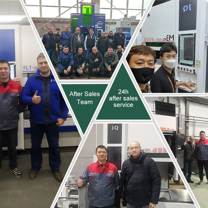 2024 new mode FLT-6035ETN automatic fiber tube cutting machine three chuck laser pipe cutting machine