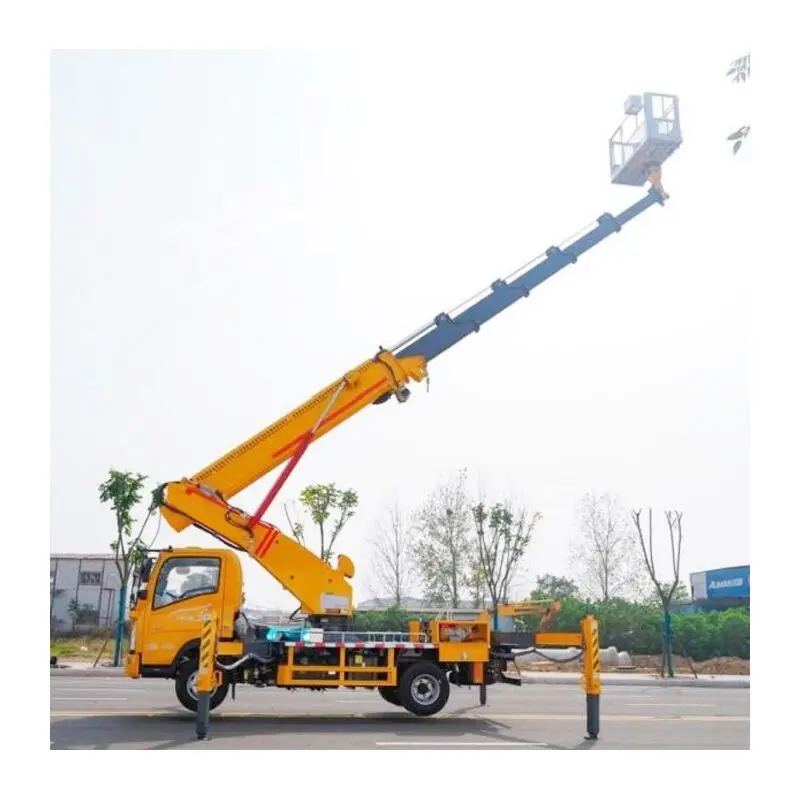 aerial work platform crane truck 23m Telescopic truck mounted aerial working platform