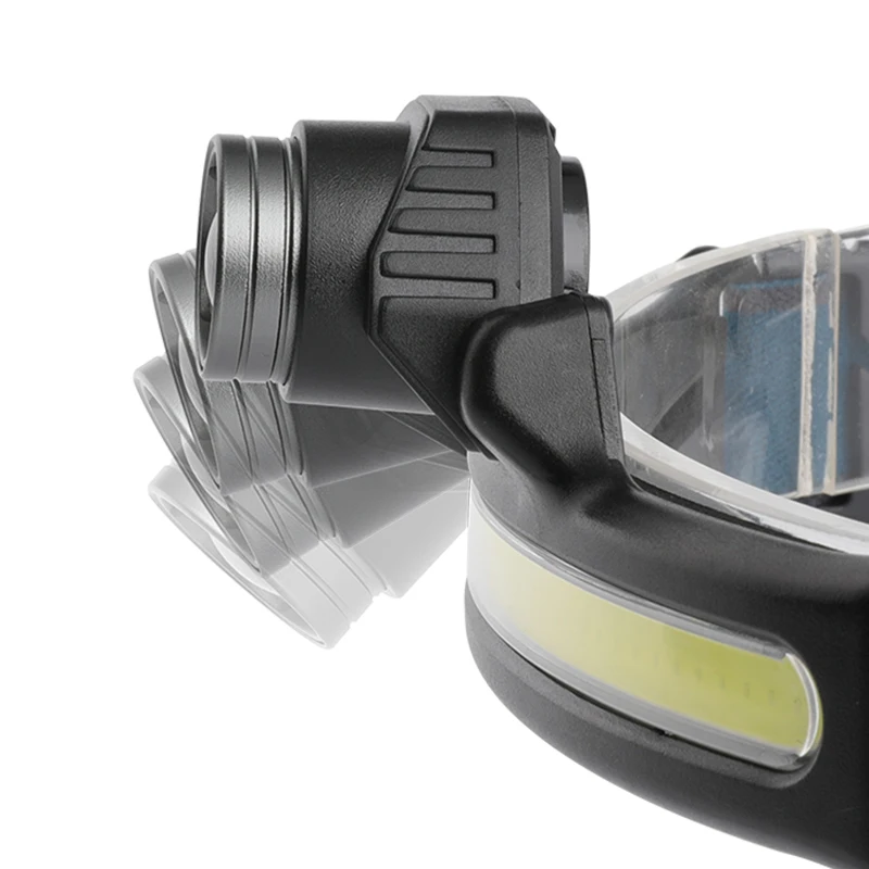 350LM COB LED Headlamp Motion Sensor Headlight with Built-in Battery Flashlight USB Rechargeable Head Lamp Torch Work Light