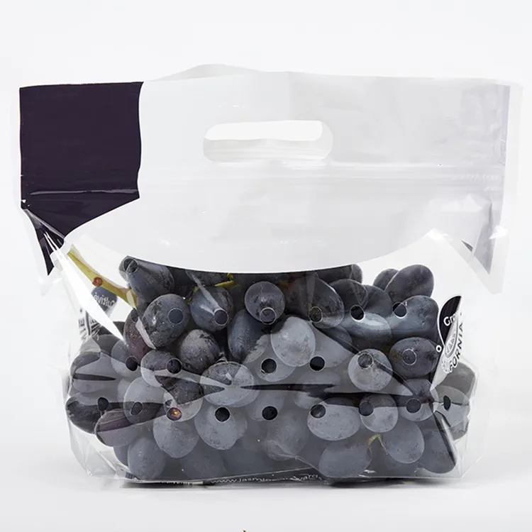 blueberry banana protection bag packaging polyethylene plastic folding pouch