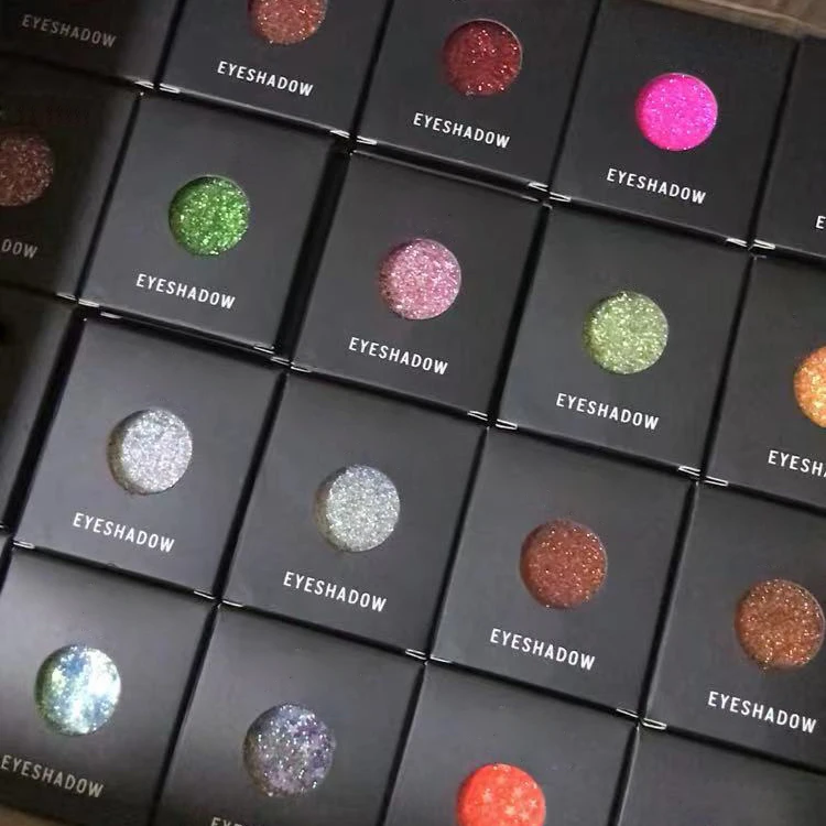 Custom Logo Factory Direct Private Label Pressed Power Eye Shadow Single Matte Shimmer Glitter Eyeshadow