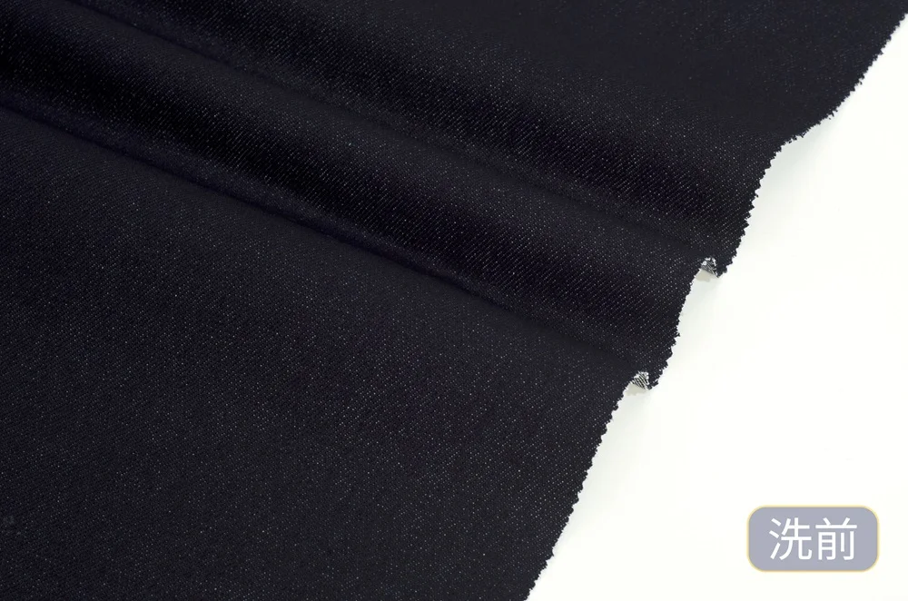 M1611# Sample card wholesale yarn dyed linen denim fabric 342g denim linen fabric for clothing