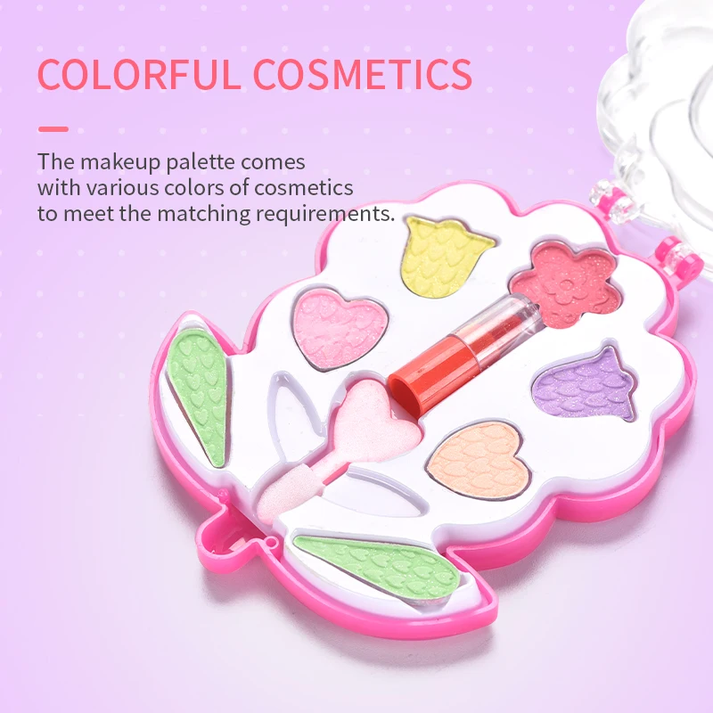 New Item Dress Up Game Pretend Beauty Accessories Set Plastic Cosmetic Toy Set For Girls