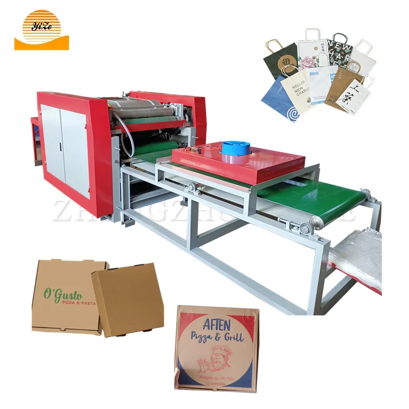 Automatic Plastic Bag Machine Flexo 6 Color A1 Pizza Box Printer Sugar Envelope Printing Machine For Small Business
