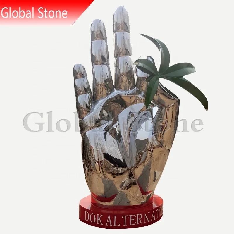 Скульптура из нержавеющей стали