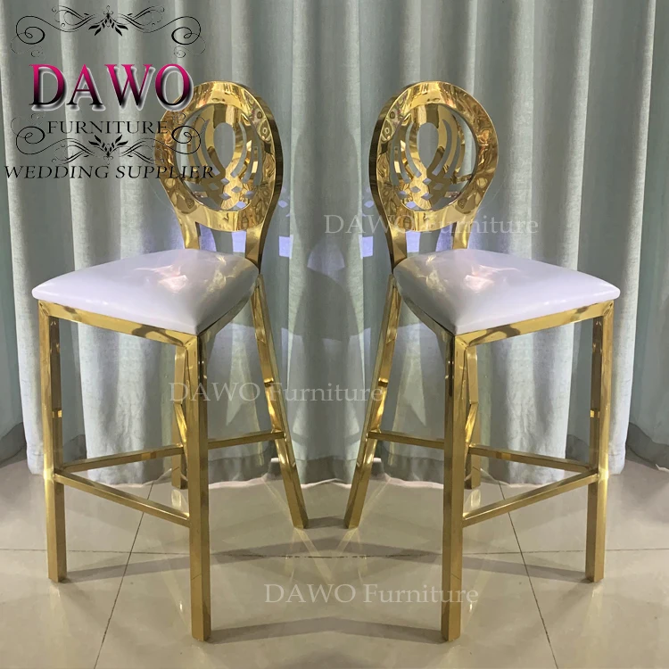 Dawo furniture selling stainless steel bar stool chair