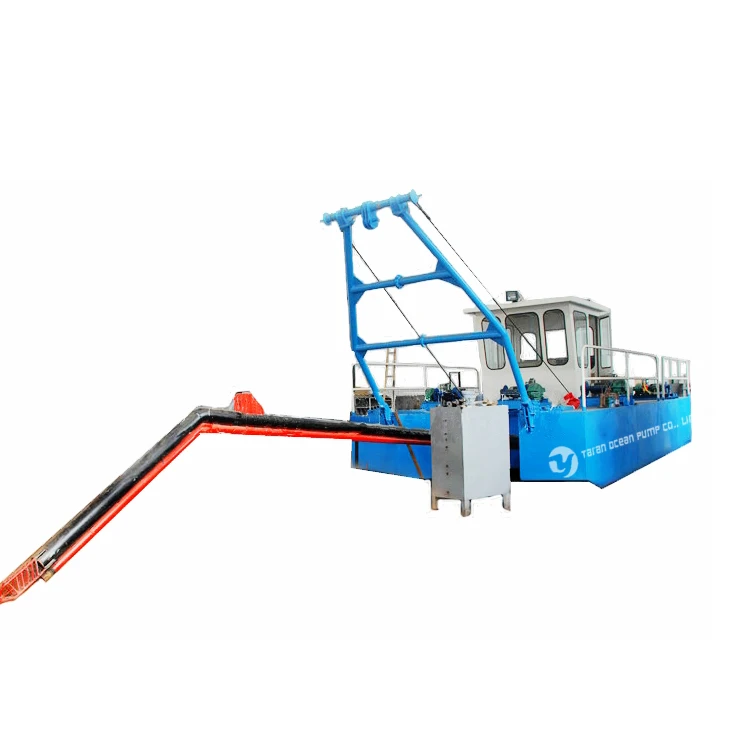 China Floating Gold Dredge For Sale Gold Diamond Dredge Boat Equipment 8 Inch Gold Dredge For Sale