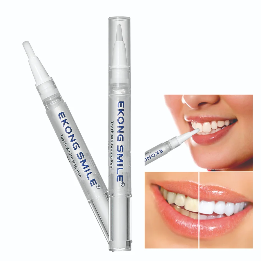 Private Label Effective Non Sensitive Yellow Color Correcting for Tooth Stain Removal Teeth Whitening Gel Pen