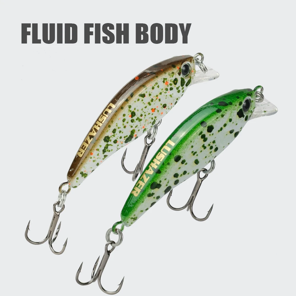 New Type 52mm 3.8g Minnow Sinking Artificial Bait Long-distance Fishing Hard Bait