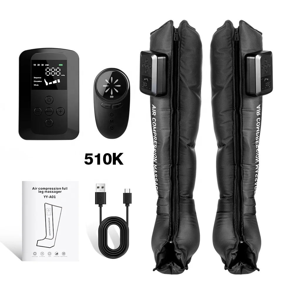 YICOLY Air Compression full leg massager for Athlete Relief Muscle Soreness and Pain Air Compression Leg Massager whole leg mass