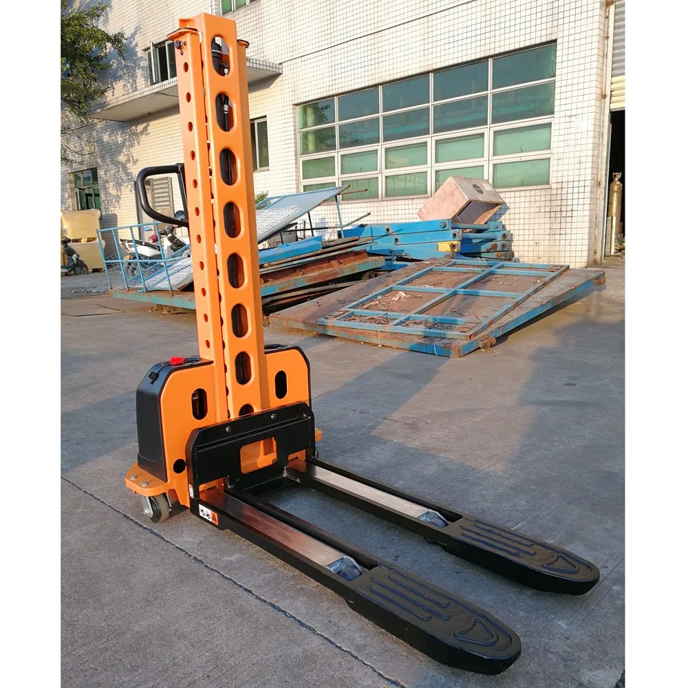 Hot Sale 500kg Forklift Sinolift Semi Electric Movable Pallet Stacker Self Load