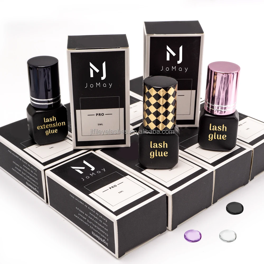 Non Toxic Eyelash Extension Glue Private Label OEM Long Lasting Adhesive Quick Dry Fast Dry Strong Eyelash Glue Wholesale