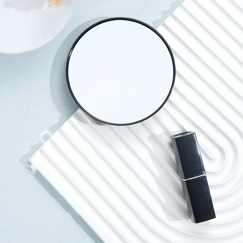 Round Mirror Bathroom Living Room 5X 10X 15X Makeup Magnifying Mirror For Accept Logo Customization