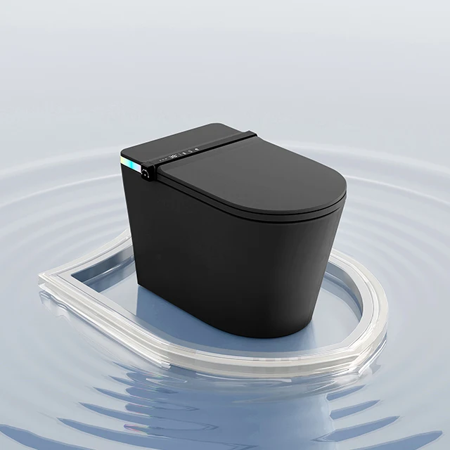S002 Bathroom Luxury Sensor Electric Automatic Flush Wc Bidet Ceramic Floor One Piece Intelligent Smart Toilet Bowl