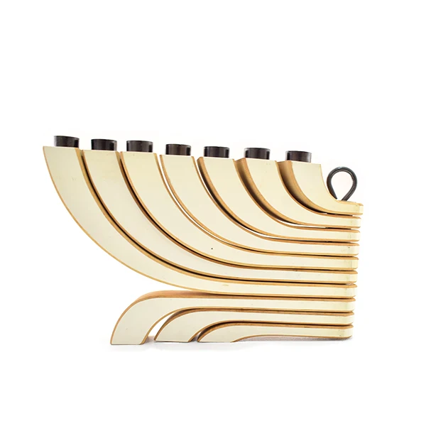 KD Packed Home Decoration Wood Multi Branches Twisting Romantic Antique Dinner Candle Holder