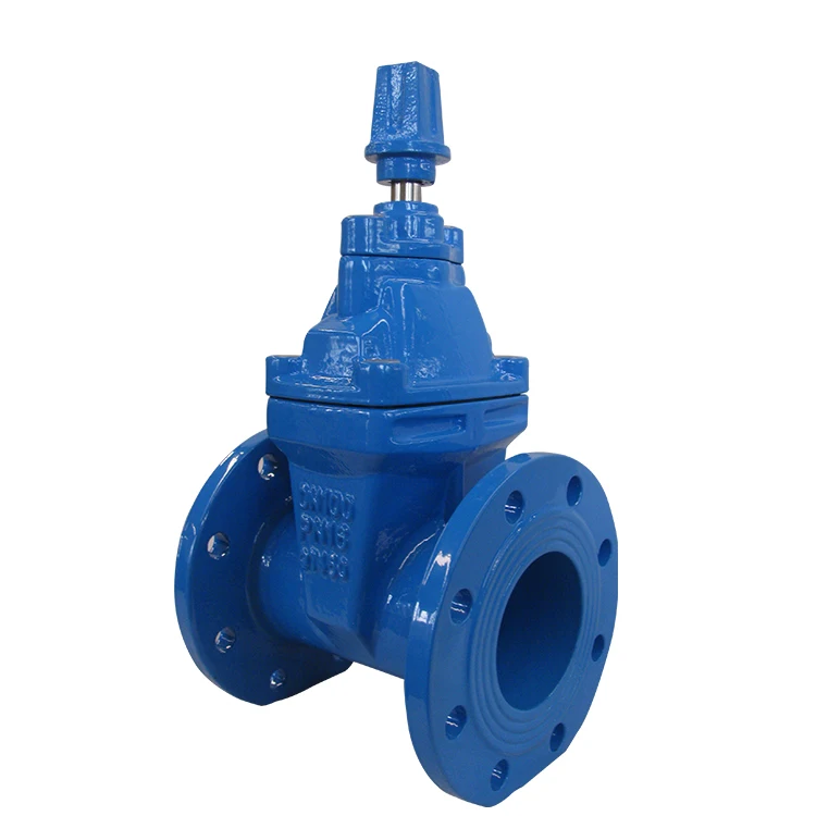 
MADE IN CHINA PN10 PN16 Z45X BS5163 Soft Seal flange ductile iron gate valve with square head 
