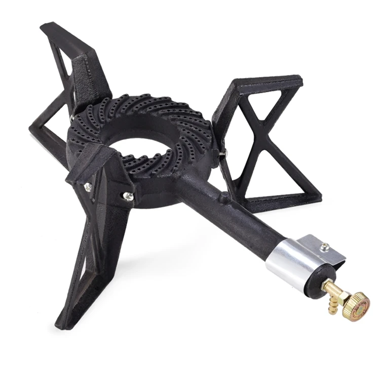 Heavy Feet Cast Iron Stove black paint