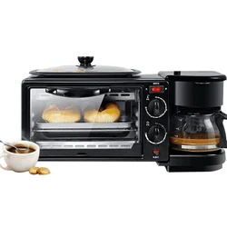 Breakfast 3 in 1 coffee machine breakfast oven with