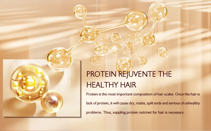 Smoothing Protein Hair Treatment for Frizz Control and Split End Prevention hair shampoo and conditioner