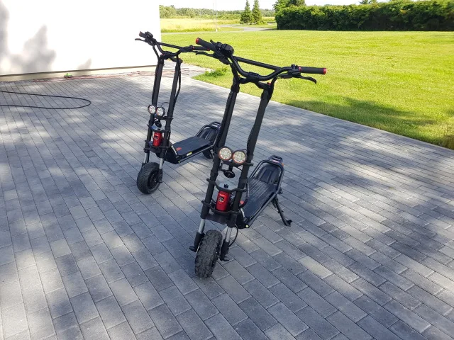 Электрический скутер Kaabo Wolf Warrior 11Plus 60 в 2400 Вт 28 А · ч двойной мотор наличии США