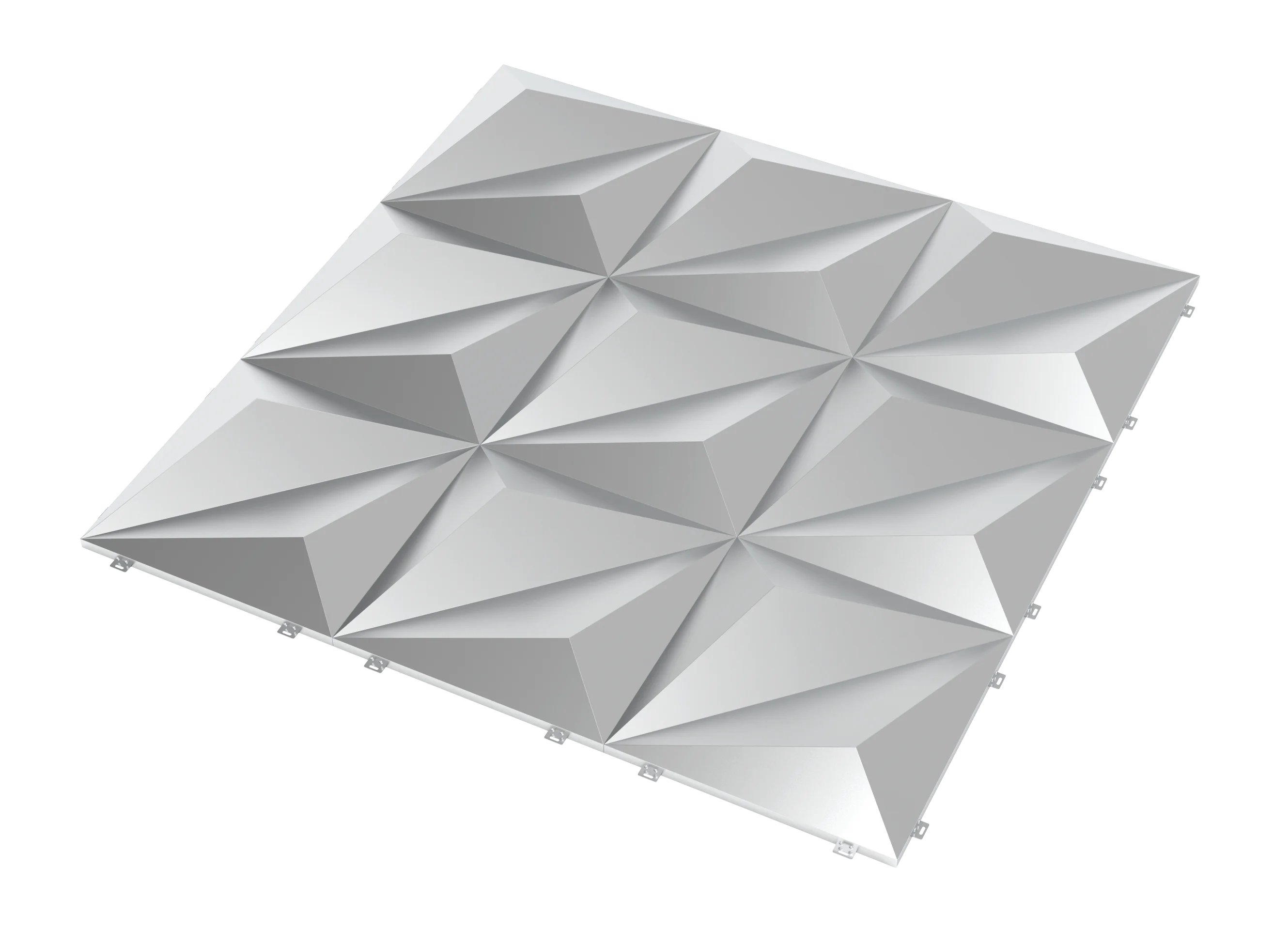 Aluminum Solid Veneer Curtain Wall Cladding Exterior Decorative Building Facades