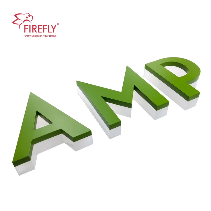 Custom 3d Metal Outdoor Channel Letter Sign Custom Signage Backlit Acrylic Channel Led Letter
