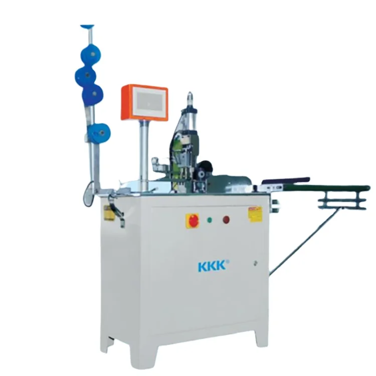 KKK самый популярный автоматический, стабильный Низкошумный прибор для резки молнии с закрытым концом в Китае