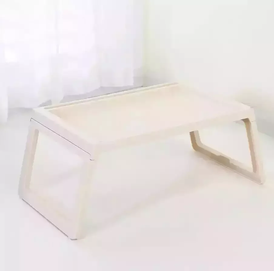Wholesale Household Large Plastic Bed Tray with Folding Legs