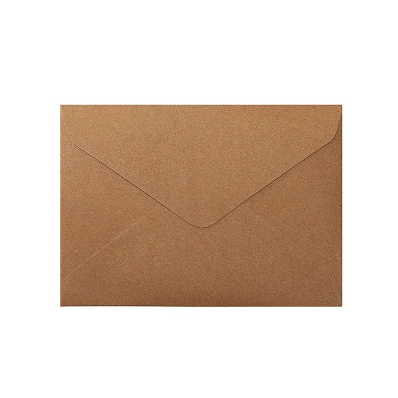 Exquisite bronzing logo pearlescent paper envelope packaging western-style wedding invitation greeting card envelope