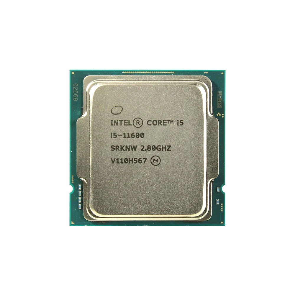 Intel Core i5-11600 Core i5 11th Gen Rocket Lake 6-Core 2.8 GHz LGA 1200 65W Desktop Processor