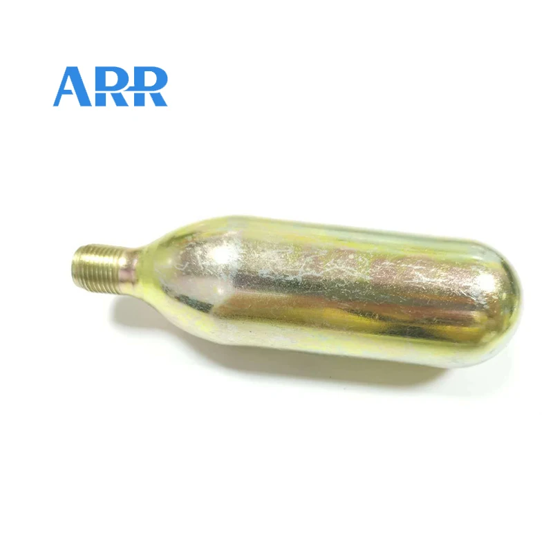 24gram co2 cylinder with 1/2thread 24 gram co2 threaded cartridge for life vest jacket