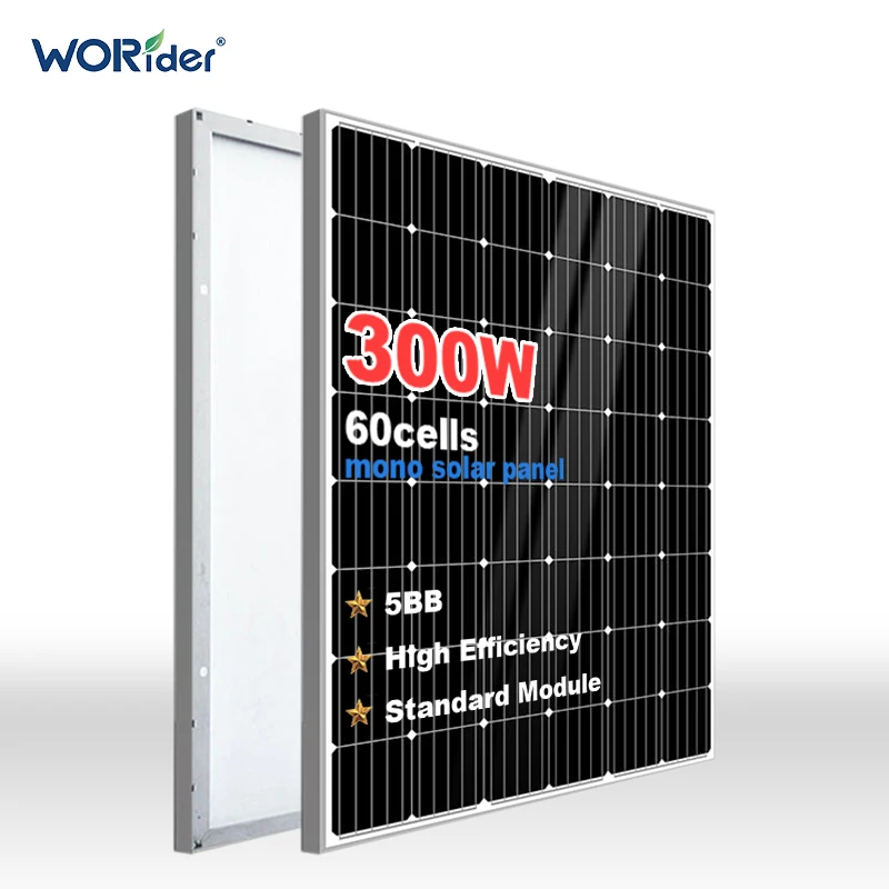 German warehouse 300w 550w 700w solar panel cells 182mm monocrystalline 300 watt solar panel energy system