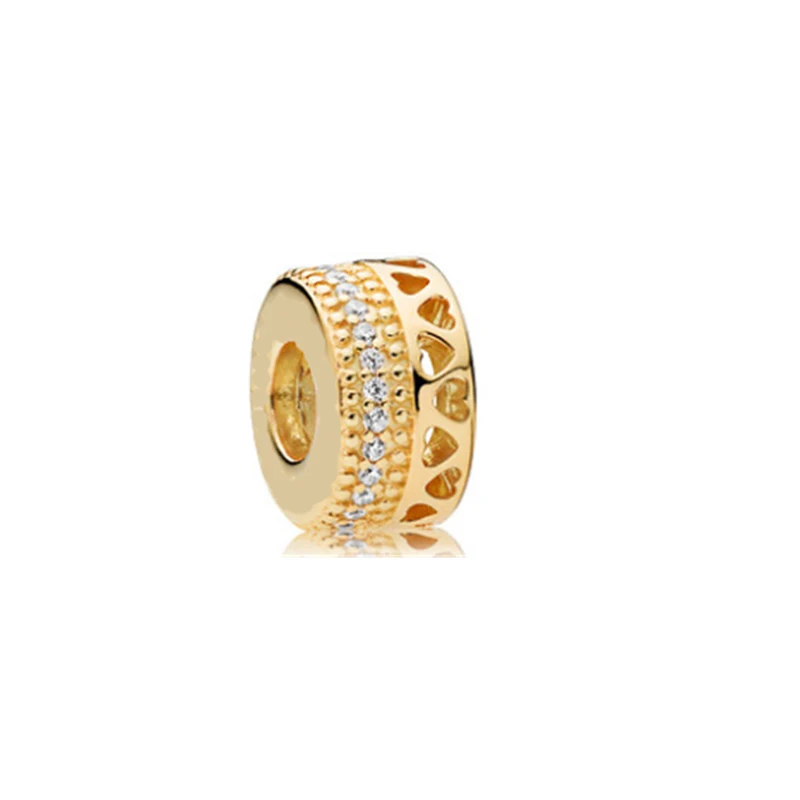 Hotsale 925 sterling silver 14K Gold Bee charm beads  fit original bracelets women DIY Jewelry