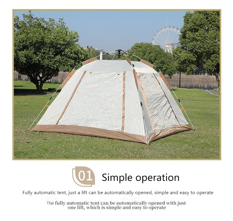 Customized Camping Tent Luxury Capacity Automatic Pop Up Waterproof  camping outdoor Tents