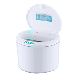 Inexpensive Smart Sensor Trash Bin for Car Office Hotel Desktop