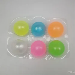 2022 new toys kids Unpack the toy TPR ball light up Stick the squeeze ball glow up squishy toys