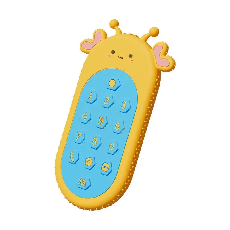 Best Selling Silicone Teether TV Remote Control Design Silicone Baby Teether Hand Shape Teething Toy For Babies