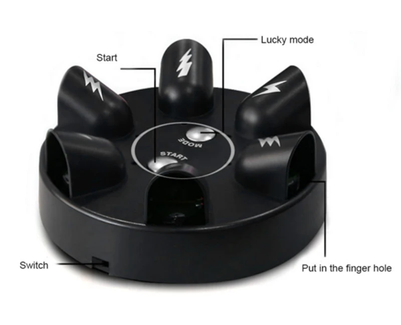 Shocking Roulette Lie Detector Electric Polygraph Test Finger Toy Party Drinking Game